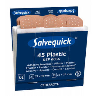 SALVEQUICK MUOVILAASTARI 6036 6X45KPL - Ensiaputarvikkeet - 56210060 - 1