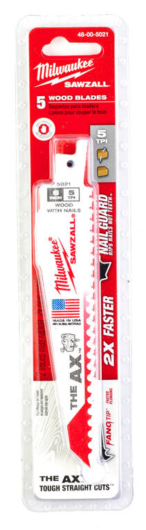 PUUKKOSAHANT 5KPL 150/5TPI AXFANGTIP MIL - Puukkosahanterät puu - 63848005021 - 1