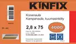 KINFIX KONENAULA 34AST 75X2.9 KUUMAS KAM - 34-asteiset kuumasinkityt konenaulat - 78305152 - 1