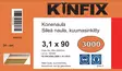 KINFIX KONENAULA 34AST 90X3.1 KUUMAS SIL - 34-asteiset kuumasinkityt konenaulat - 78305162 - 1