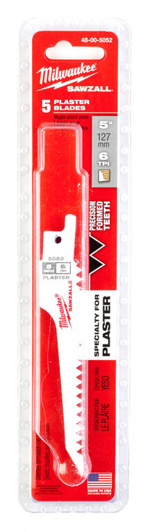 PUUKKOSAHANT 5KPL 125/6TPI KIPSILE MILW - Puukkosahanterät puu - 63848005052 - 1