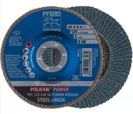 LAMELLILAIKKA PFC 125MM Z40 SG STEELOX - Lamellilaikat - 64310358023 - 1