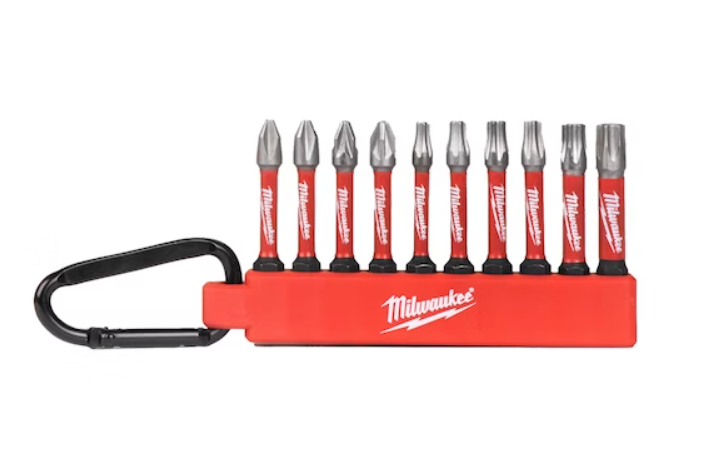 BITS SARJA MILW SHOCKWAVE 10-OS VYÖKLIPS - Ruuvauskärkisarjat - 6293526003 - 1