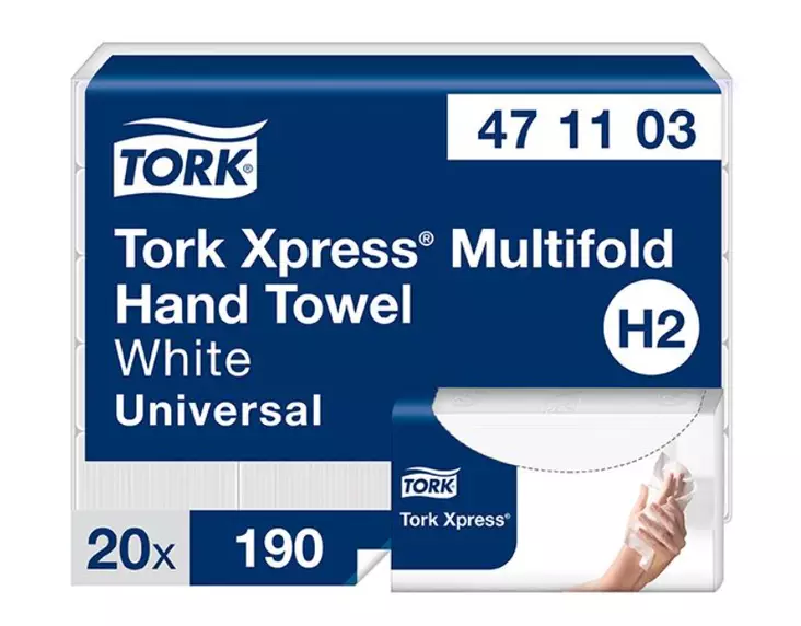 TORK H2 XPRESS MULTIFOLD SÄKKI - Pyyhepaperit - 67513363 - 1