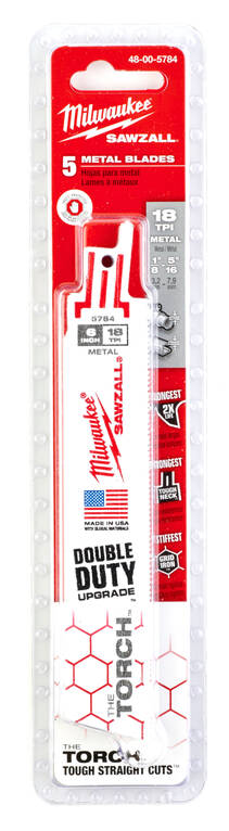 PUUKKOSAHANT MET 5KPL 150/18TPI TORC MIL - Puukkosahanterät metalli - 63848005784 - 1