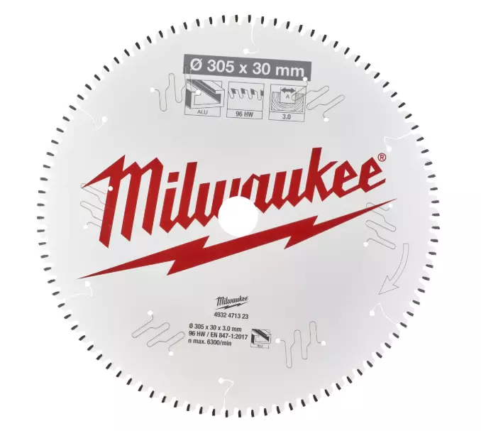 PYÖRÖSAHANTERÄ 305x96Tx30 MM NEG ALU MIL - Pyörösahanterät puu - 635101494 - 1