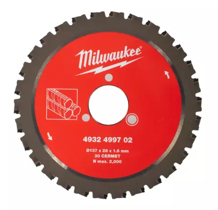 PYÖRÖSAHANTERÄ 137x28X1,6X30 MILW HARJA - Pyörösahanterät metalli - 6351008855 - 1