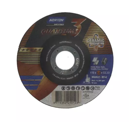LAIKKA NORTON QUANTUM 3 125X1,0 MET KATK - Katkaisulaikat metalli - 642N1014215 - 1