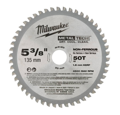 PYÖRÖSAHANTERÄ 135xT50x20 MM METALL MILW - Pyörösahanterät metalli - 63510086 - 1