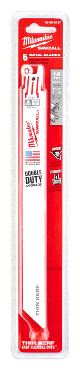 PUUKKOSAHANT MET 5KPL 230/14TPI MILW - Puukkosahanterät metalli - 63848005187 - 1