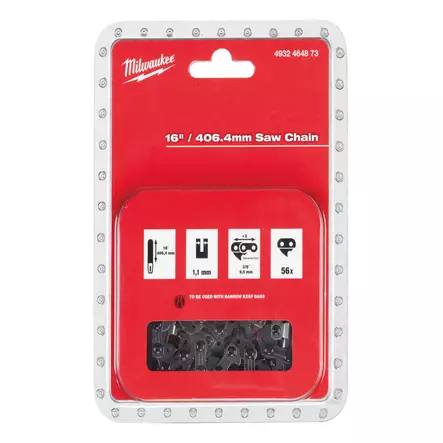 TERÄKETJU 3/8 1.1MM 406 56L M18FCHS - Käsisahat - 635300078 - 1