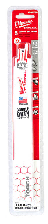 PUUKKOSAHANT MET 5KPL 230/18TPI TORC MIL - Puukkosahanterät metalli - 63848005788 - 1