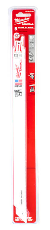 PUUKKOSAHANT MET 5KPL 300/18TPI MILW - Puukkosahanterät metalli - 63848005189 - 1