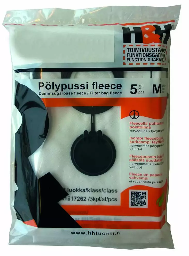 PÖLYPUSSI FLEECE 50L 5 KPL GAS550 - Pölypussit - 81310219 - 1