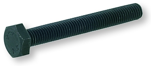 6-R DIN 933 8.8 MUSTA - Kuusioruuvit Din 933 8.8 kuumasinkitty - 1005342825P - 1