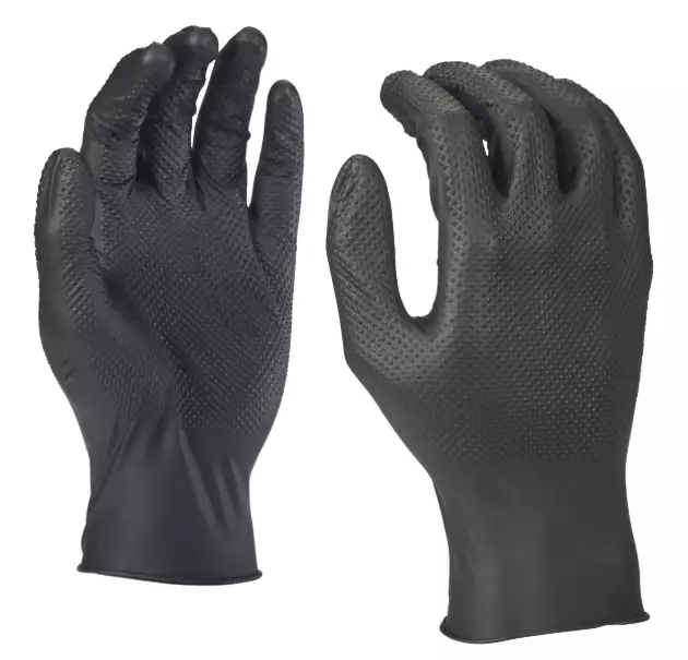 TYÖKÄS NITRIILI MILW MUSTA 50KPL/LTK - Muut käsineet - 56110006709P - 1
